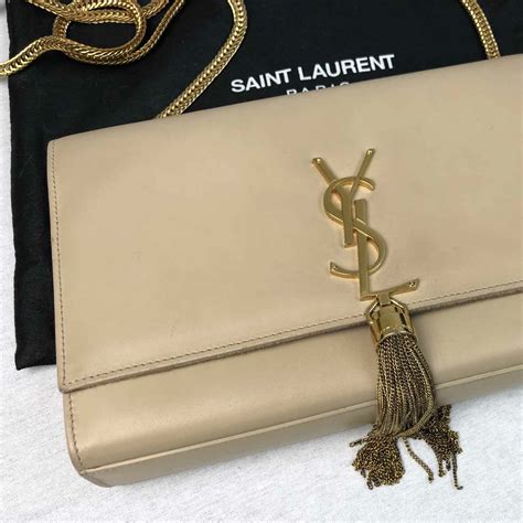 ysl tassel bag grey|YSL medium kate shoulder bag.